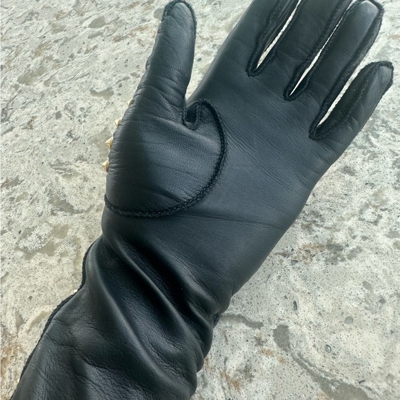 PRORSUM RUNWAY STUDDED LEATHER GLOVES - Picture 6 of 8